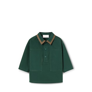 美品 GUCCI ベビー服 ポロシャツ GG柄 80 ec16491-1.jpg