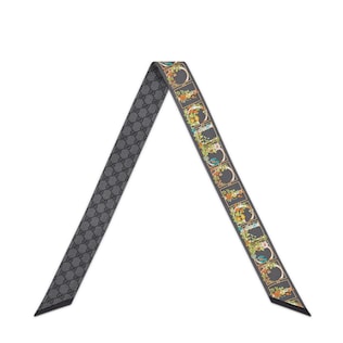 小物 GUCCI Lustrous Vivid Velvetish Tie Gucci logo silk jacquard tie in navy and blue | GUCCI® US