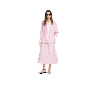 スカート Gucci Maxi-length glossy rayon skirt GG embossed mid-length skirt in Gucci Rosso Ancora | GUCCI® US