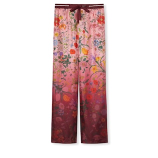 Women's Designer Long Pants | Silk & Cotton | GUCCI® SG