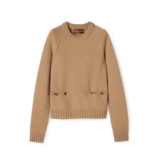 入手困難⭐️GUCCI ミケーレ期 ニットカーディガン ウール グレー XL GUCCI（グッチ）中古・古着オンライン通販 | Kindal（カインドオル)