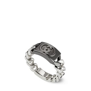 Gucci Interlocking band ring
