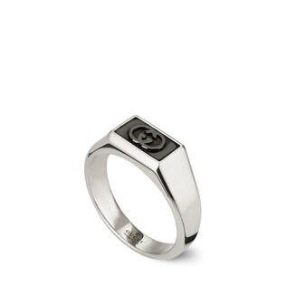 Gucci Interlocking signet ring