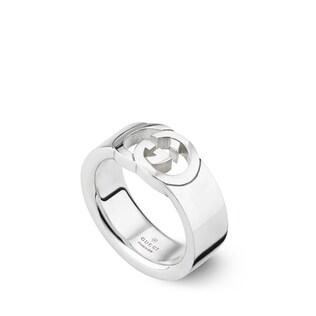 Gucci Interlocking chevalier ring