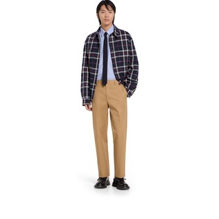 Cotton twill pants with Web detail