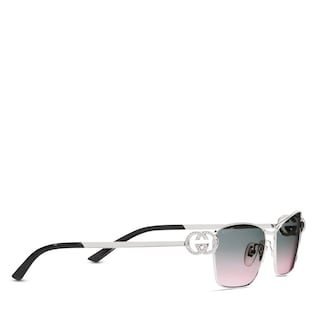 Rectangular frame sunglasses