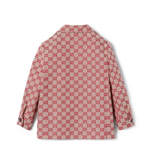 Children's GG canvas jacket