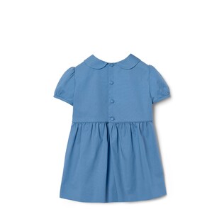 Baby cotton dress with embroidery