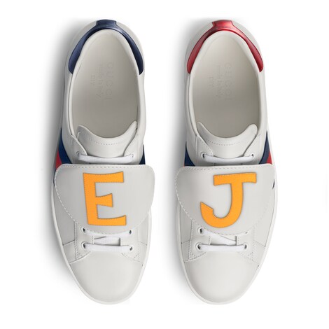 Gucci Diy Men's Ace Sneaker In Blue
