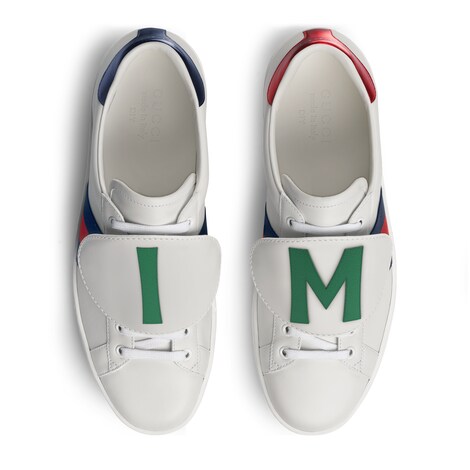 Gucci Diy Men's Ace Sneaker In Blue