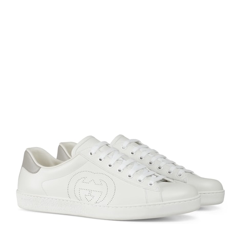 gucci tennis shoes white