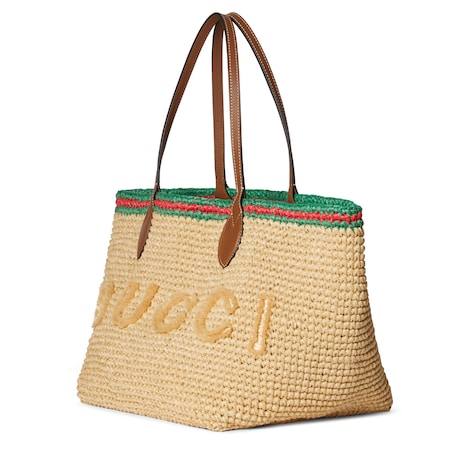 Woven medium tote bag
 - view 2
