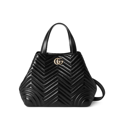 グッチ ハンド バッグ フォーマル GGマーモント 革 黒 FP498 GG マーモント バッグ | グッチ マトラッセ バッグ | GUCCI®