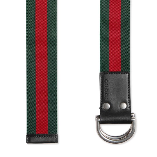 Gucci Web belt with D-ring. 1