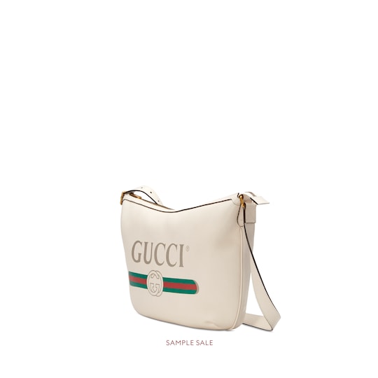 Gucci Gucci Print half-moon hobo bag. 1