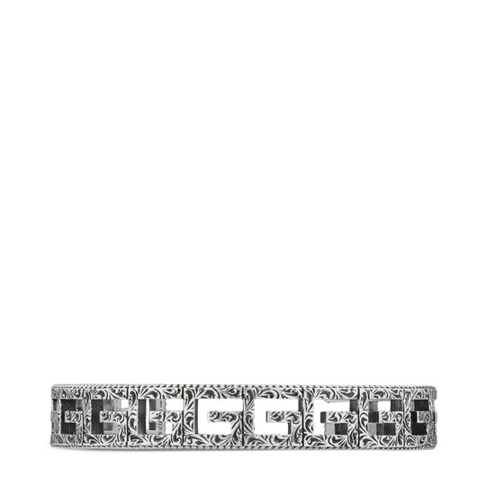 Gucci Cuff bracelet with Square G motif. 1