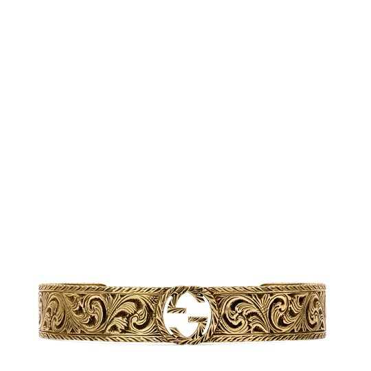 Gucci Yellow gold bracelet with Interlocking G. 1