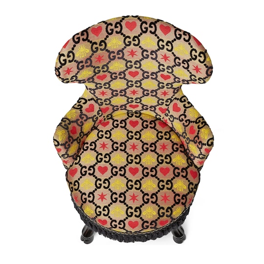 Gucci GG jacquard armchair. 1