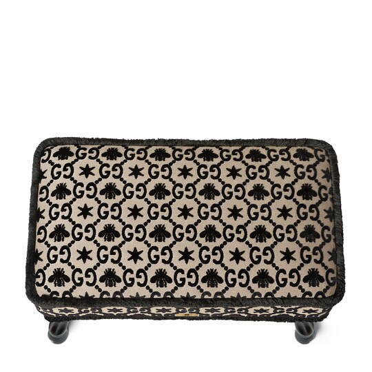 Gucci GG jacquard stool. 1
