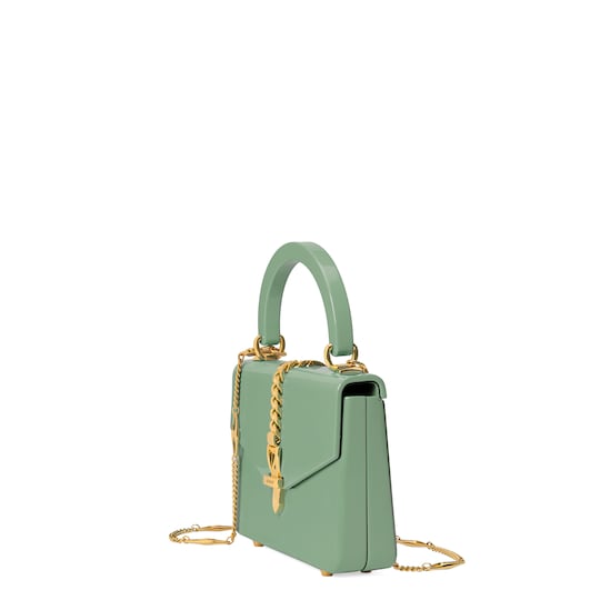 sylvie 1969 plexiglas mini top handle bag
