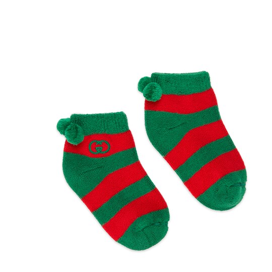 gucci pom pom socks