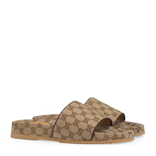 gg canvas slide sandal