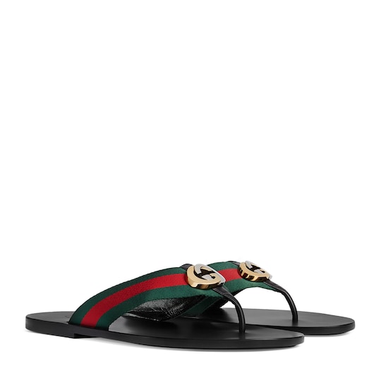 Gucci Men's thong sandal with  630307H90208476