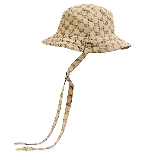 reversible hat in gg canvas and nylon