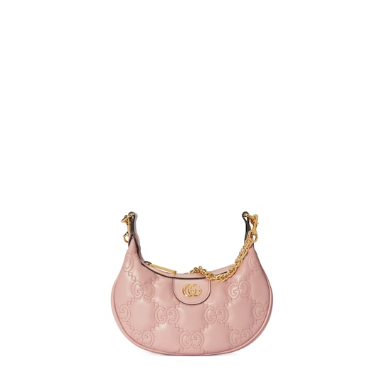 GG Matelassé mini bag — light pink leather — 739736UM8IG5909