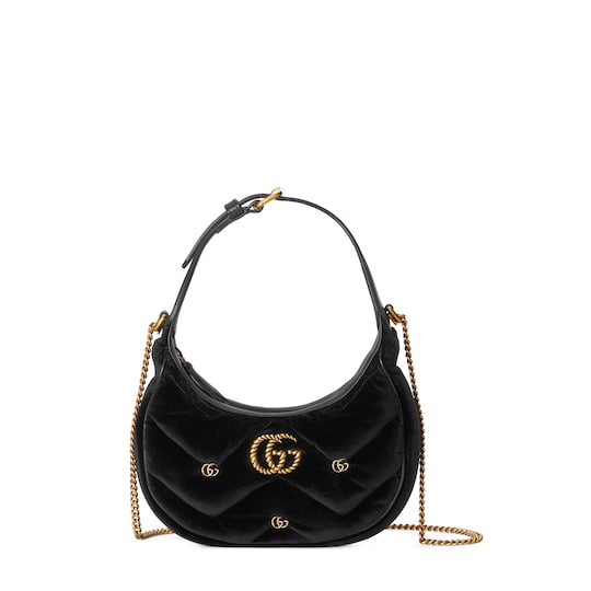 Moon Mini Bag - Luxury Monogram Empreinte Leather Black