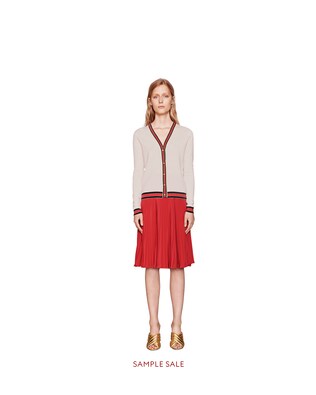 Merino wool knitted cardigan