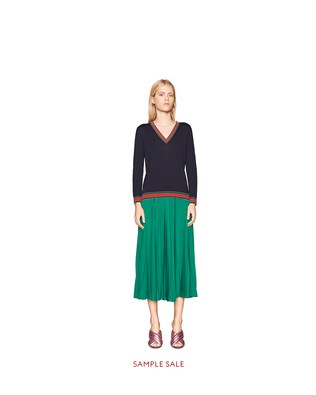 Merino wool knitted top