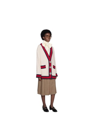 Oversize tweed cardigan jacket