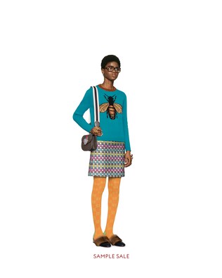 Bee wool knit sweater