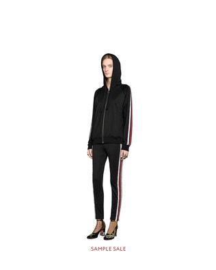 Technical jersey stirrup legging with crystals 