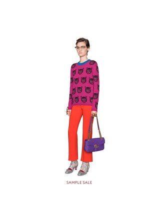 Mystic cat wool cashmere knit sweater
