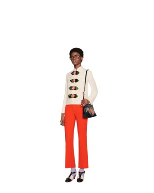 Viscose bootcut pant
