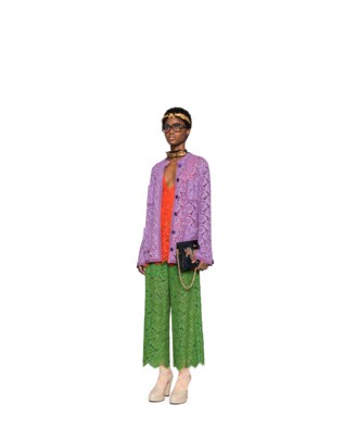 Flower lace jacket