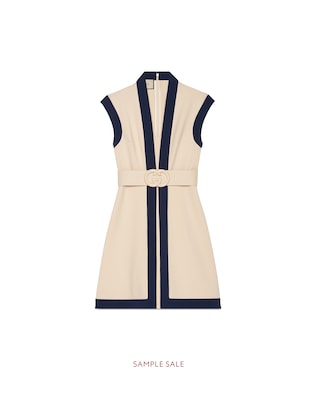 Viscose jersey dress with GG belt