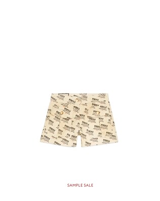 Gucci stamp denim shorts