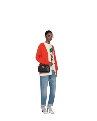 GG Marmont small matelassé shoulder bag