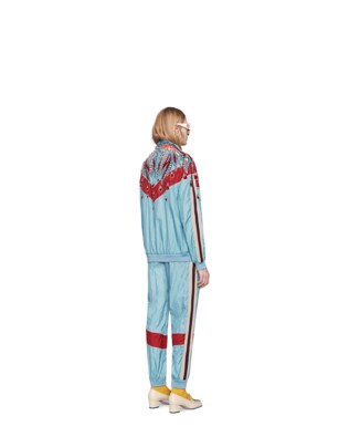 Embroidered nylon jacket