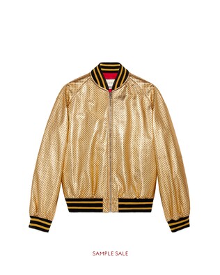 Guccy print bomber