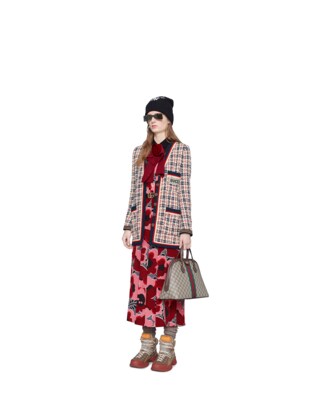 Poppies silk skirt
