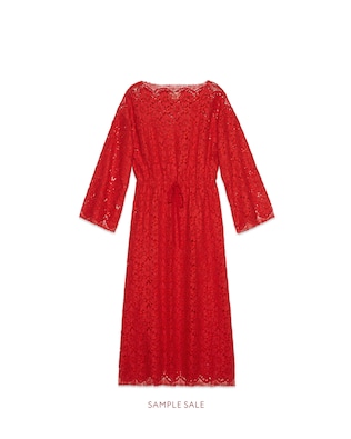 Dresses Gucci Women Flower Lace Kaftan