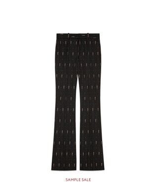 Gucci stripe fil coupé wool pant