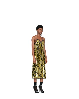 Gucci game sequins slip dress