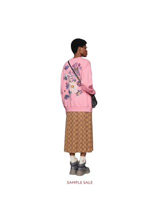 Oversize sweatshirt with fawn