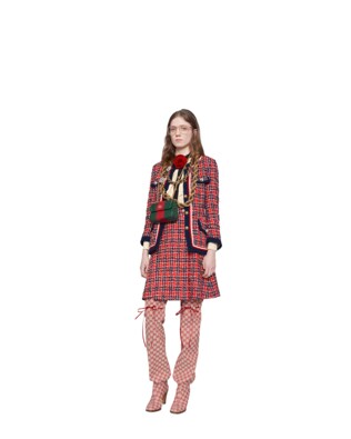 Tweed check jacket