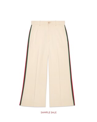 Viscose culotte pant with Web